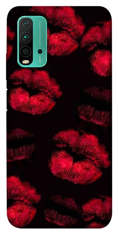 Чехол itsPrint Kisses on black для Xiaomi Redmi Note 9 4G / Redmi 9 Power / Redmi 9T, любовь, купить оптом с доставкой