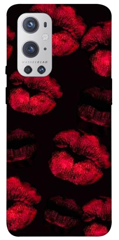 Чехол itsPrint Kisses on black для OnePlus 9 Pro, любовь, купить оптом с доставкой