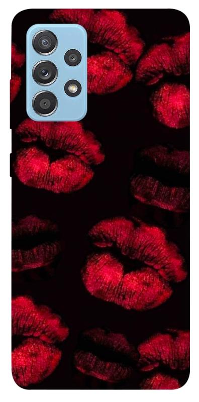 Чехол itsPrint Kisses on black для Samsung Galaxy A52 4G / A52 5G, любовь, купить оптом с доставкой