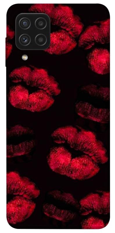 Чохол itsPrint Kisses on black для Samsung Galaxy A22 4G, кохання, купити оптом з доставкою