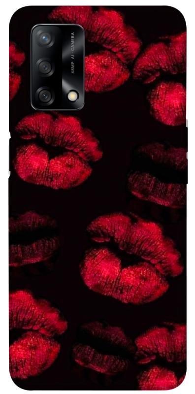 Чехол itsPrint Kisses on black для Oppo A74 4G, любовь, купить оптом с доставкой