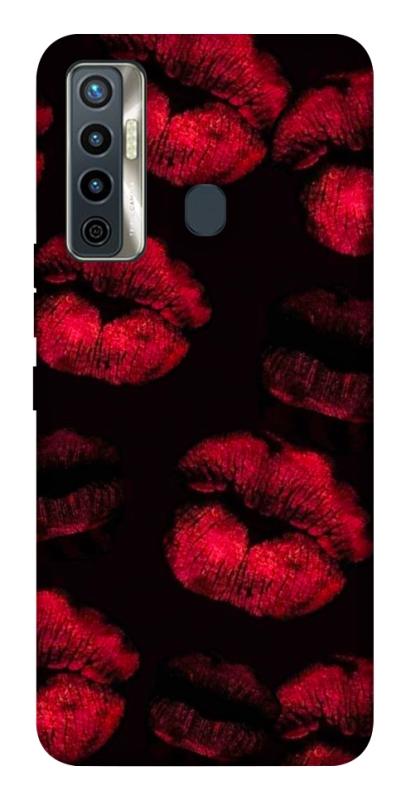 Чохол itsPrint Kisses on black для TECNO Camon 17 Pro, кохання, купити оптом з доставкою