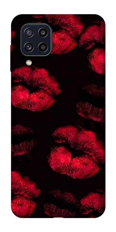 Чехол itsPrint Kisses on black для Samsung Galaxy M32, любовь, купить оптом с доставкой