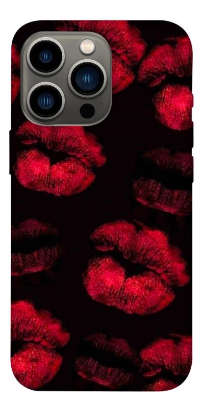 Чехол itsPrint Kisses on black для Apple iPhone 13 Pro (6.1"), любовь, купить оптом с доставкой