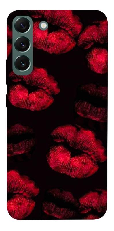 Чехол itsPrint Kisses on black для Samsung Galaxy S22+, любовь, купить оптом с доставкой