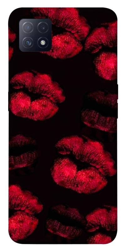 Чехол itsPrint Kisses on black для Oppo A72 5G / A73 5G, любовь, купить оптом с доставкой