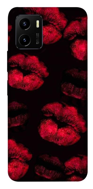 Чехол itsPrint Kisses on black для Vivo Y15s, любовь, купить оптом с доставкой