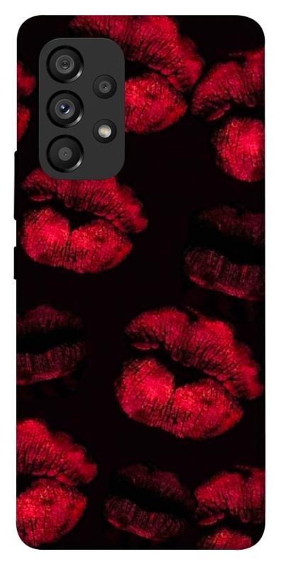 Чехол itsPrint Kisses on black для Samsung Galaxy A53 5G, любовь, купить оптом с доставкой