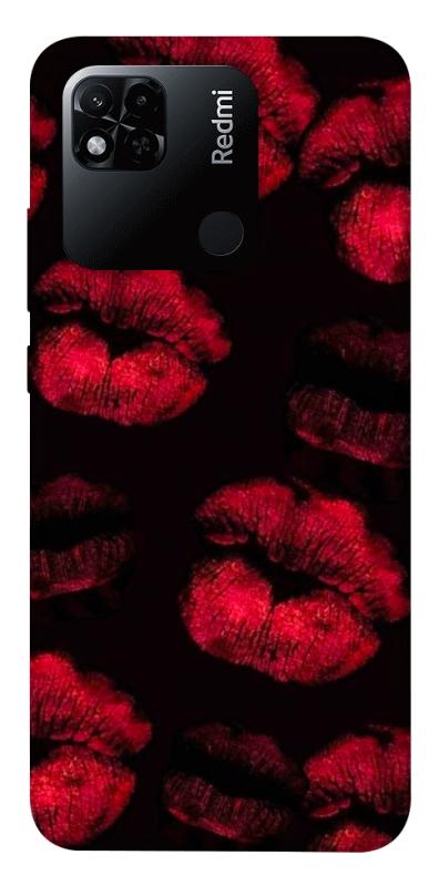 Чехол itsPrint Kisses on black для Xiaomi Redmi 10A, любовь, купить оптом с доставкой