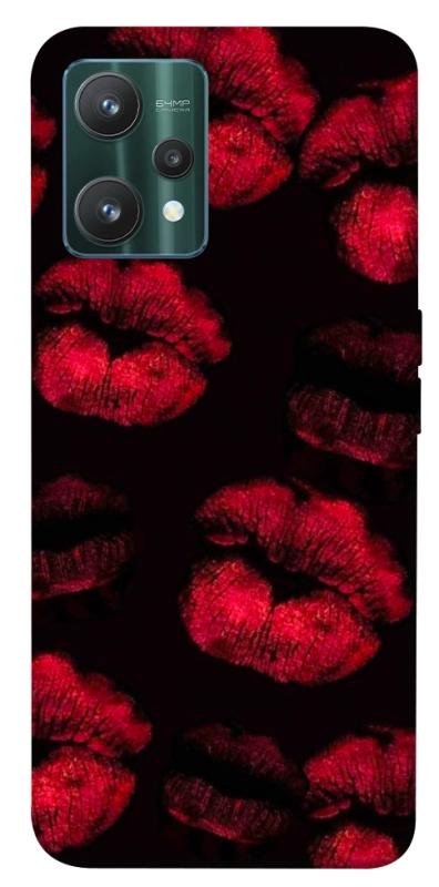 Чехол itsPrint Kisses on black для Realme 9 Pro, любовь, купить оптом с доставкой