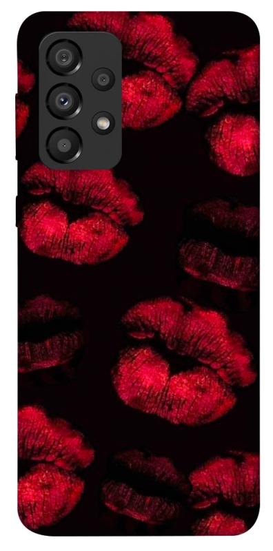Чохол itsPrint Kisses on black для Samsung Galaxy A33 5G, кохання, купити оптом з доставкою
