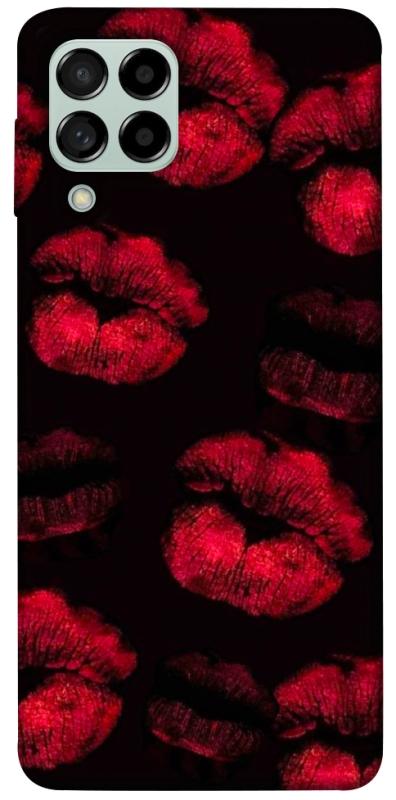 Чехол itsPrint Kisses on black для Samsung Galaxy M53 5G, любовь, купить оптом с доставкой