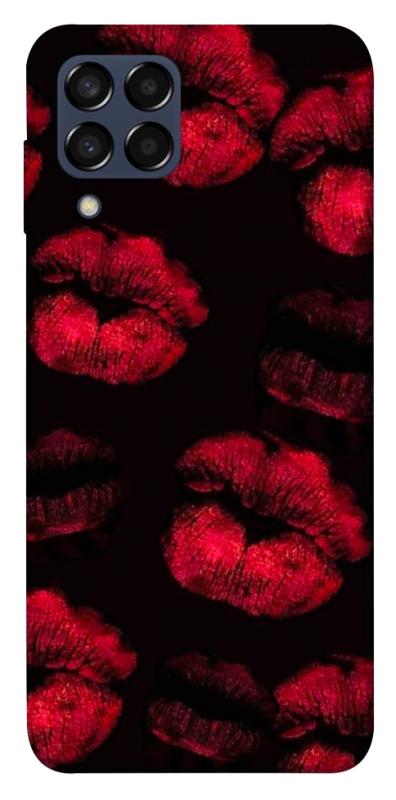Чехол itsPrint Kisses on black для Samsung Galaxy M33 5G, любовь, купить оптом с доставкой