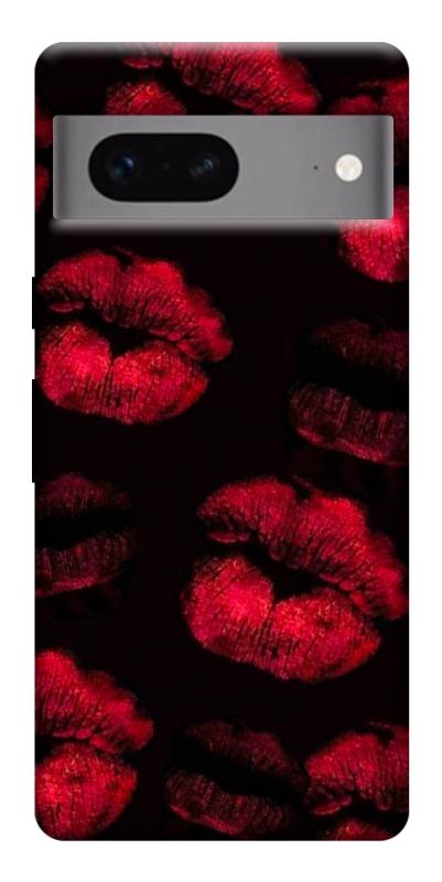 Чехол itsPrint Kisses on black для Google Pixel 7, любовь, купить оптом с доставкой