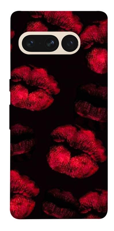 Чехол itsPrint Kisses on black для Google Pixel 7 Pro, любовь, купить оптом с доставкой