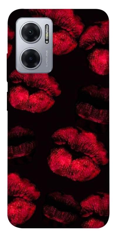 Чехол itsPrint Kisses on black для Xiaomi Redmi Note 11E, любовь, купить оптом с доставкой