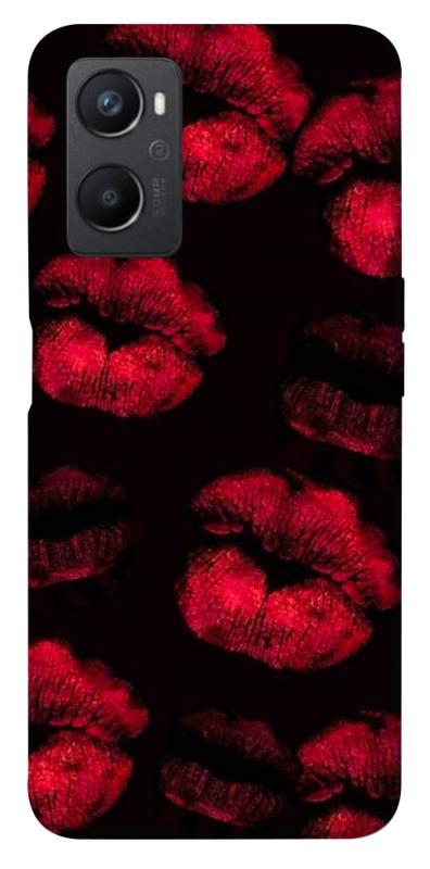 Чехол itsPrint Kisses on black для Oppo A96, любовь, купить оптом с доставкой