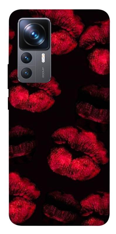 Чехол itsPrint Kisses on black для Xiaomi 12T / 12T Pro, любовь, купить оптом с доставкой