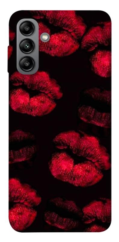 Чехол itsPrint Kisses on black для Samsung Galaxy A04s, любовь, купить оптом с доставкой