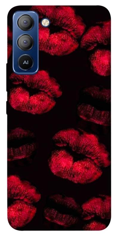 Чехол itsPrint Kisses on black для TECNO Pop 5 LTE, любовь, купить оптом с доставкой