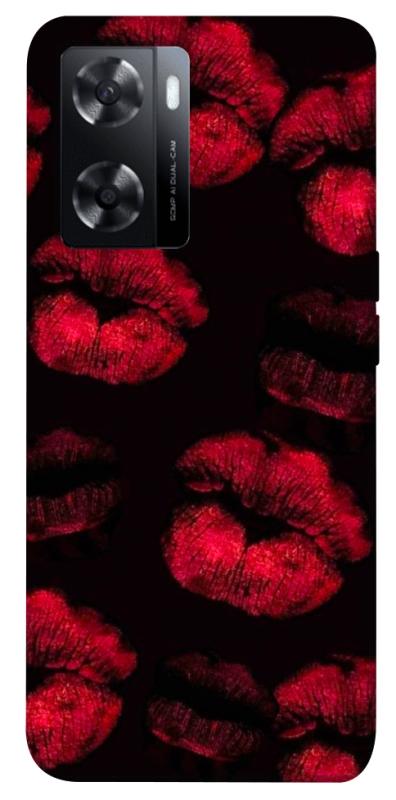 Чохол itsPrint Kisses on black для Oppo A57s, кохання, купити оптом з доставкою