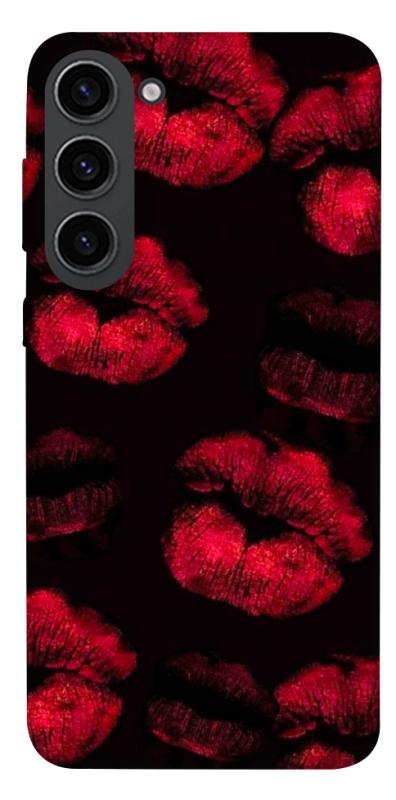 Чехол itsPrint Kisses on black для Samsung Galaxy S23, любовь, купить оптом с доставкой