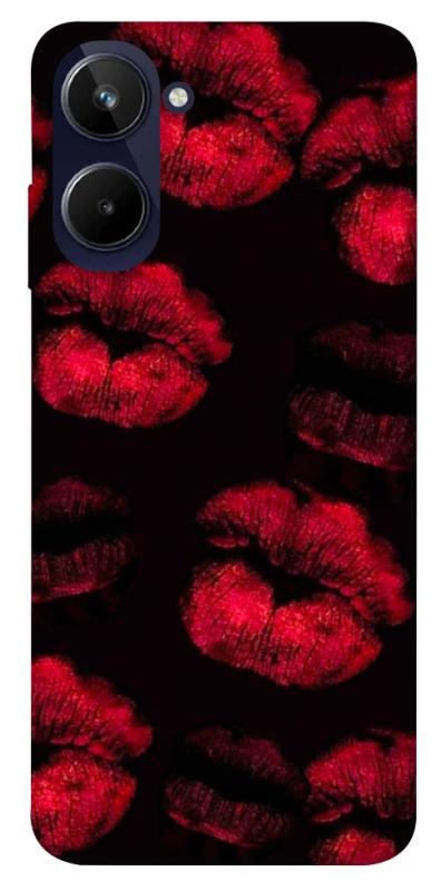 Чохол itsPrint Kisses on black для Realme 10 4G, кохання, купити оптом з доставкою