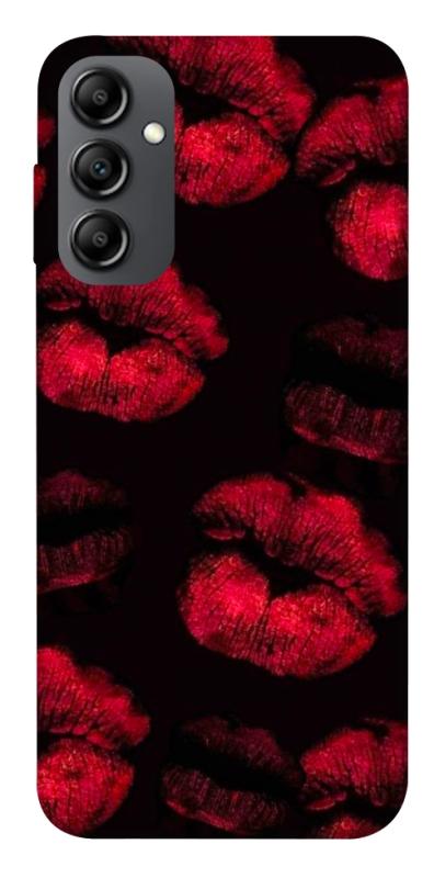 Чехол itsPrint Kisses on black для Samsung Galaxy A14 4G/5G, любовь, купить оптом с доставкой