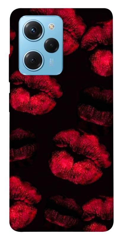Чехол itsPrint Kisses on black для Xiaomi Poco X5 Pro 5G, любовь, купить оптом с доставкой