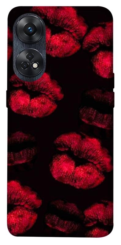 Чехол itsPrint Kisses on black для Oppo Reno 8 T 4G, любовь, купить оптом с доставкой