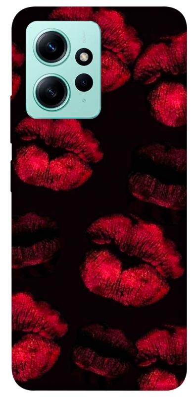 Чехол itsPrint Kisses on black для Xiaomi Redmi Note 12 4G, любовь, купить оптом с доставкой