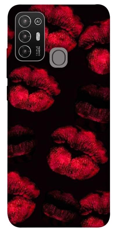 Чохол itsPrint Kisses on black для ZTE Blade A52, кохання, купити оптом з доставкою