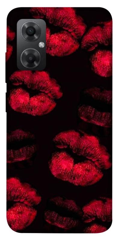 Чехол itsPrint Kisses on black для Xiaomi Redmi Note 11R, любовь, купить оптом с доставкой