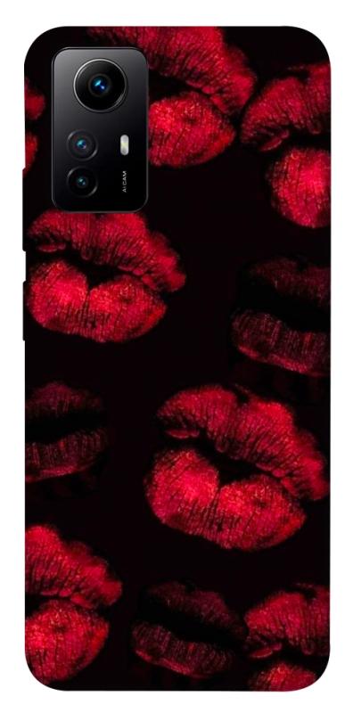 Чохол itsPrint Kisses on black для Xiaomi Redmi Note 12S, кохання, купити оптом з доставкою