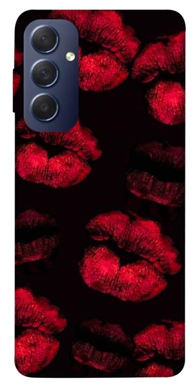 Чехол itsPrint Kisses on black для Samsung Galaxy M54 5G, любовь, купить оптом с доставкой