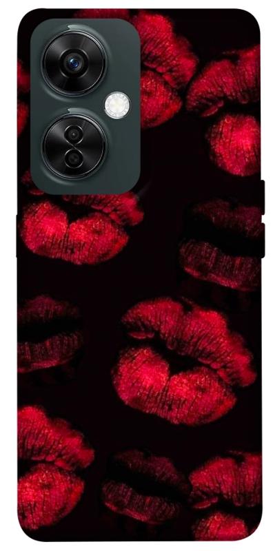 Чехол itsPrint Kisses on black для OnePlus Nord CE 3 Lite, любовь, купить оптом с доставкой