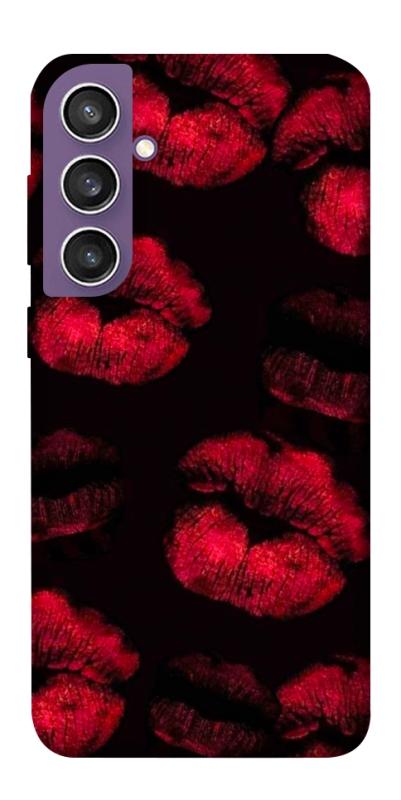 Чехол itsPrint Kisses on black для Samsung Galaxy S23 FE, любовь, купить оптом с доставкой