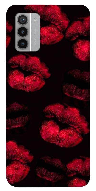 Чехол itsPrint Kisses on black для Nokia G42, любовь, купить оптом с доставкой