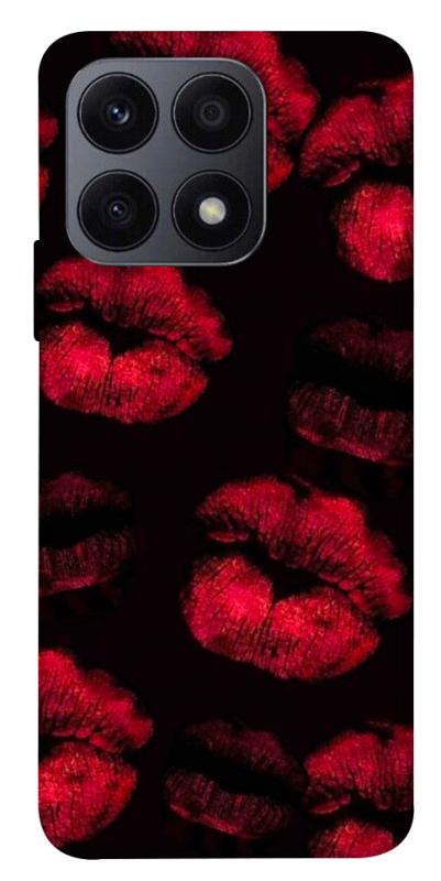 Чехол itsPrint Kisses on black для Huawei Honor X8a, любовь, купить оптом с доставкой