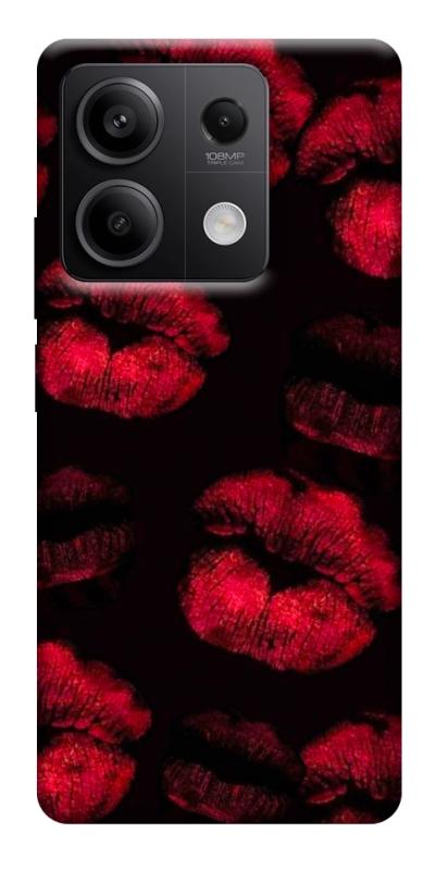 Чехол itsPrint Kisses on black для Xiaomi Redmi Note 13 5G, любовь, купить оптом с доставкой