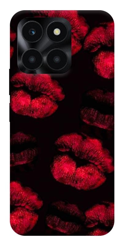 Чехол itsPrint Kisses on black для Huawei Honor X6a, любовь, купить оптом с доставкой