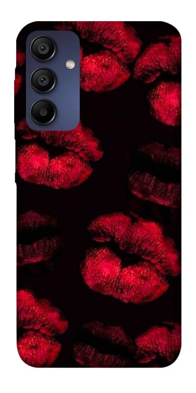 Чехол itsPrint Kisses on black для Samsung Galaxy A15 4G/5G, любовь, купить оптом с доставкой