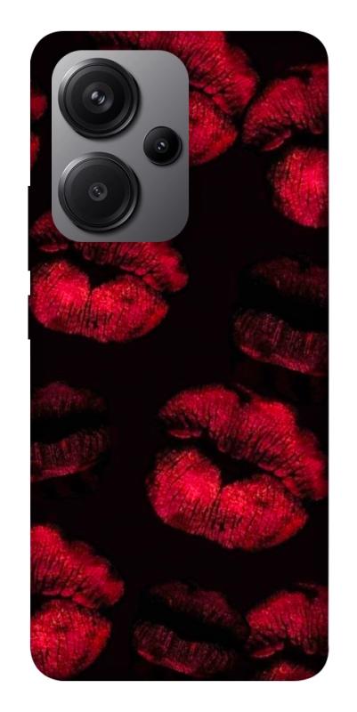 Чехол itsPrint Kisses on black для Xiaomi Redmi Note 13 Pro+, любовь, купить оптом с доставкой