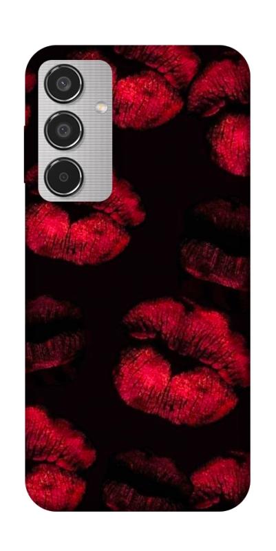 Чехол itsPrint Kisses on black для Samsung Galaxy M35 5G, любовь, купить оптом с доставкой