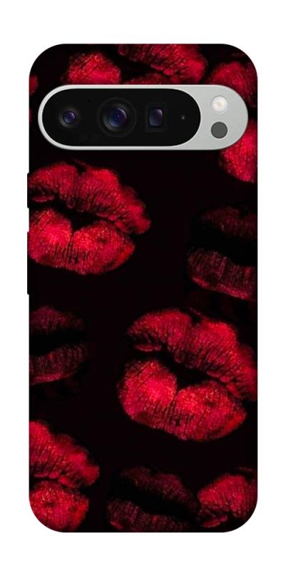 Чехол itsPrint Kisses on black для Google Pixel 9 Pro XL, любовь, купить оптом с доставкой