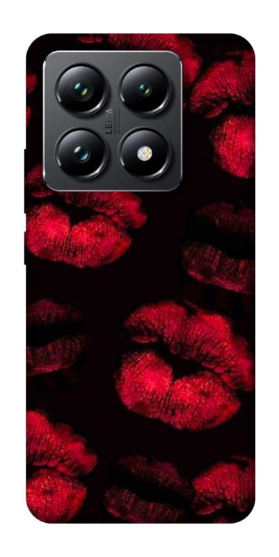 Чехол itsPrint Kisses on black для Xiaomi 14T Pro, любовь, купить оптом с доставкой
