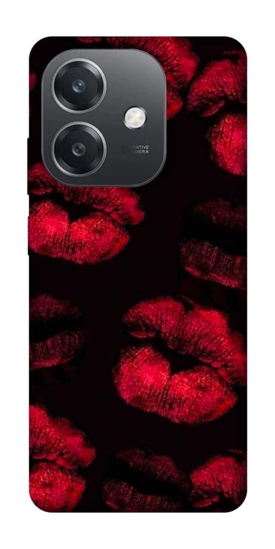 Чехол itsPrint Kisses on black для Oppo A3 4G, любовь, купить оптом с доставкой