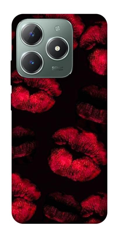 Чохол itsPrint Kisses on black для Realme C61 4G, кохання, купити оптом з доставкою
