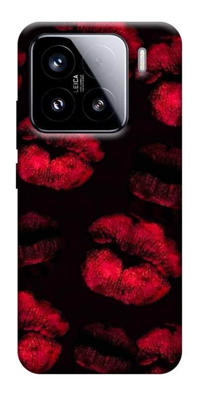 Чехол itsPrint Kisses on black для Xiaomi 15, любовь, купить оптом с доставкой