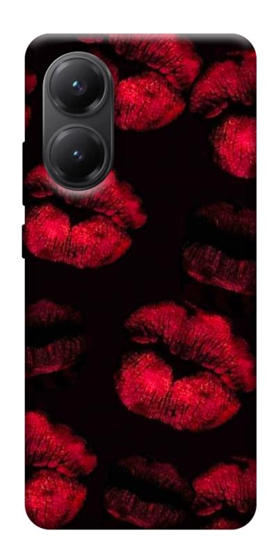 Чехол itsPrint Kisses on black для Xiaomi Poco X7 Pro, любовь, купить оптом с доставкой